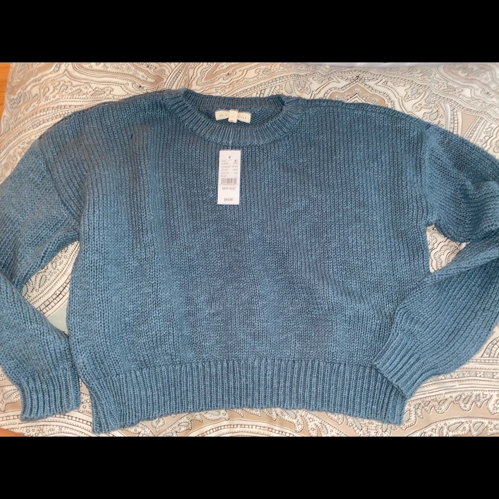 BRAND NEW BLUE PACSUN SWEATER